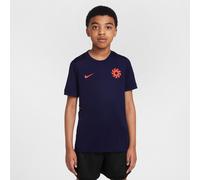 Nike Erling Haaland Academy Older Kids' Dri-FIT Short-Sleeve Football Top - Blue - Polyester S