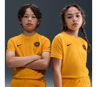 Nike Erling Haaland Academy Older Kids' Dri-FIT Short-Sleeve Football Top - Yellow - Polyester