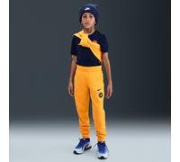 Nike Erling Haaland Club Fleece Older Kids' Football Joggers - Yellow - Cotton/Polyester XS