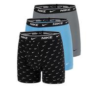Nike Essential Cotton Stretch Boxer shorts 3 Pack Men - black, grey, Size L