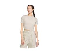 Nike Essential Crop T-shirt Women Brown White