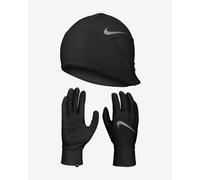 Nike Essential Mütze + Gloves Men - Black, Silver, Size L/XL