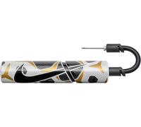 Nike Essential Ball Pump, air pump for football, basketball, handball, sports ball pump, compact portable ball inflator, training accessory, White/Black/White, One Size