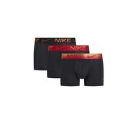 Nike Essential Micro 3 Pack Trunks, Black, Size L, Men Black