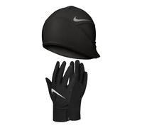 Nike Essential Mütze + Gloves Men-black,silver, Size L/XL