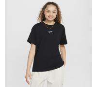 Nike Sportswear Essential Older Kids' (Girls') T-Shirt - Black - Cotton XS