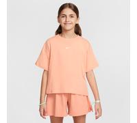 Nike Essential Older Kids' (Girls') T-Shirt - Orange - Cotton XS