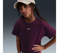 Nike Essential Older Kids' (Girls') T-Shirt - Red - Cotton