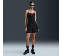 Nike Essential Woven Women's High-Waisted 12.5cm (approx.) Cargo Shorts - Black - Cotton/Nylon L (UK 16-18)