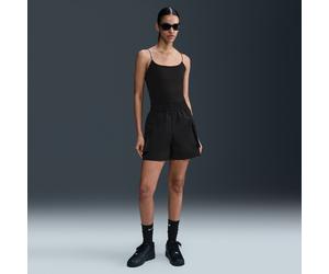 Nike Essential Woven Women's High-Waisted 12.5cm (approx.) Cargo Shorts - Black - Cotton/Nylon XS (UK 4-6)