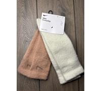 Nike Everyday Cosy Light Fluffy Crew Socks Cushioned 2 Pack HV6940-902 8-11UK