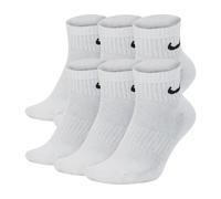 Nike Everyday Cushioned Training Ankle Socks (6 Pairs) - White 11-14.5