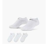Nike Everyday Lightweight No Show Tennis Socks 3 Pack Unisex - white, black, Size 46-50