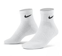 Nike Everyday Cushioned Quarter Socks (3Pk) WHITE/BLACK - L Size: Larg