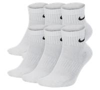 NIKE SX7669-100 Everyday Cushioned Socks Men's WHITE/BLACK Size S