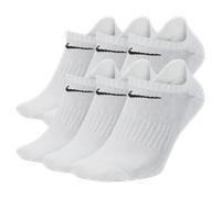 Nike Everyday Cushioned Training No-Show Socks (6 Pairs) - White 11-14.5