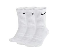 Nike Everyday Cushioned Training Socks, Pack of 3, white / black, L