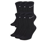 Nike Everyday Dri-Fit 6 Pairs Mens Womens Crew Socks Cushioned Gym Sports Socks