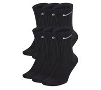 Nike Everyday Dri-Fit 6 Pairs Mens Womens Crew Socks Cushioned Gym Sports Uk3-8