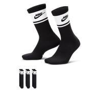 Nike Everyday Elevated Crew Socks (3 Pairs) - Black 8-11
