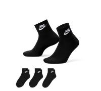 Nike Everyday Essential Ankle Socks (3 Pairs) - Black 11-14.5