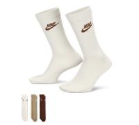 Nike Everyday Essential Crew Socks (3 Pairs) - Multi-Colour 8-11