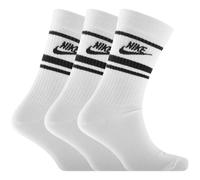 NIKE EVERYDAY ESSENTIAL GOLF CREW SOCKS - 3 PACK / WHITE STRIPES