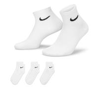 Nike Everyday Lightweight Training Ankle Socks (3 Pairs) - White 8-11