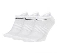 Nike Everyday Lightweight No Show Socks (3Pk) WHITE/BLACK L Size: Larg
