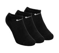 Nike Everyday Lightweight No Show Tennis Socks 3 Pack Unisex - black, white, Size 34-38