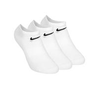 Nike Everyday Lightweight No Show Tennis Socks 3 Pack Unisex - white, black, Size 38-42