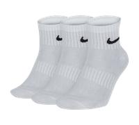 Nike Everyday Lightweight Training Ankle Socks (3 Pairs) - White 8-11