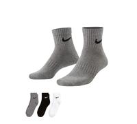 Nike Everyday Lightweight Training Ankle Socks (3 Pairs) - Multi-Colour 2-5