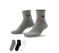 Nike Everyday Lightweight Training Ankle Socks Junior (3 Pairs) (Mu... NEW