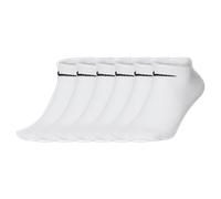Nike Everyday Lightweight Training No-Show Socks (6 Pairs) - White 11-14.5