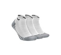 Nike Everyday Max Cushion No-Show Tennis Socks 3 Pack Unisex - white, grey, Size 46-50