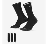 Nike Everyday Max Cushioned Training Crew Socks 3 Pairs Black SX5547-010 UK 8-11