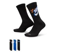 Nike Everyday Plus Crew Socks 3-Pack M 38-42 Black Women