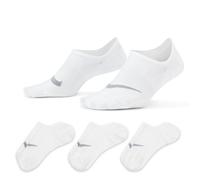 Nike Everyday Plus Lightweight Women's Training Footie Socks (3 Pairs) - White 2-5