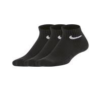 Nike Everyday Younger Kids' Cushioned Ankle Socks (3 Pairs) - Black XS (9.5-2.5)