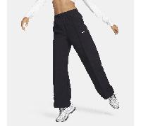 Nike Everything Wovens Women's Mid-Rise Open-Hem Trousers - Black - Nylon XXL (UK 24-26)