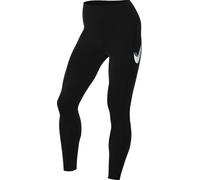 NIKE Fast 7/8 Mid Rise Leggings for Women, Black, HV8555-010, L