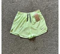 Nike Fast Mens Dri Fit 3” Brief-Lined Running Racing Shorts Training Small Green