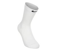 Nike Fast Midweight Crew Running Socks - White, Yellow, Size 34-38