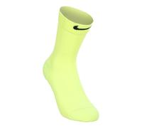 Nike Fast Midweight Crew Running Socks - Yellow, Black, Size 34-38