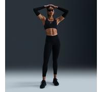 Nike Fast Women's Mid-Rise 7/8 Leggings - Black - Polyester/Elastane XL (UK 20-22)