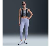 Nike Fast Women's Mid-Rise 7/8 Leggings - Purple - Polyester/Elastane XS (UK 4-6)