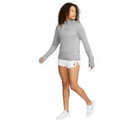 NIKE FB4316-084 W NK SWIFT ELMNT DF UV HZ TOP Sweatshirt Women's SMOKE GREY/LT SMOKE GREY/REFLECTIVE Size L