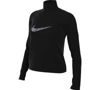 NIKE FB4687-010 W NK DF SWOOSH HBR HZ PACER Sweatshirt Women's BLACK/COOL GREY Size M
