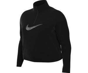 NIKE FB4689-010 W NK DF SWOOSH HBR HZ PACER Sweatshirt Women's BLACK/COOL GREY Size 4X